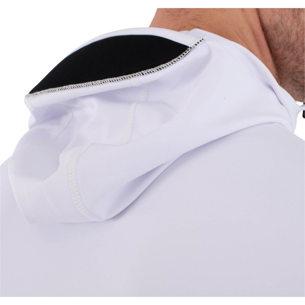 2026 Hurley Colete De Lycra Com Capuz E Mangas Compridas, Corte Justo, Para Homem MLEU00001 - White
